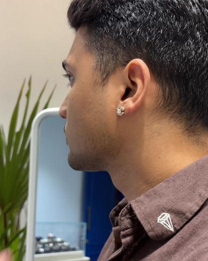 Brill Studs - Premium Asscher Diamond-Cut Earrings | TINCH JEWELS