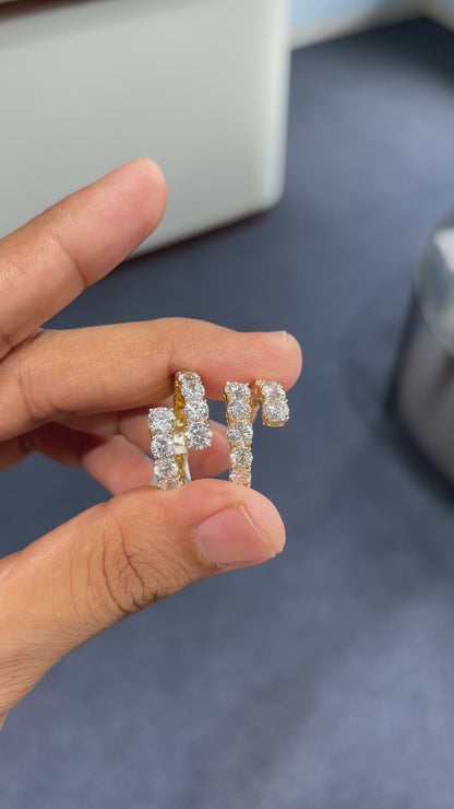 Round Unbound Gradual Infinity Ring | Lab-Grown Diamond