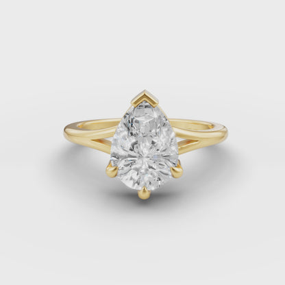 Blue Sapphire Birthstone Ring in Lab Grown Sapphire